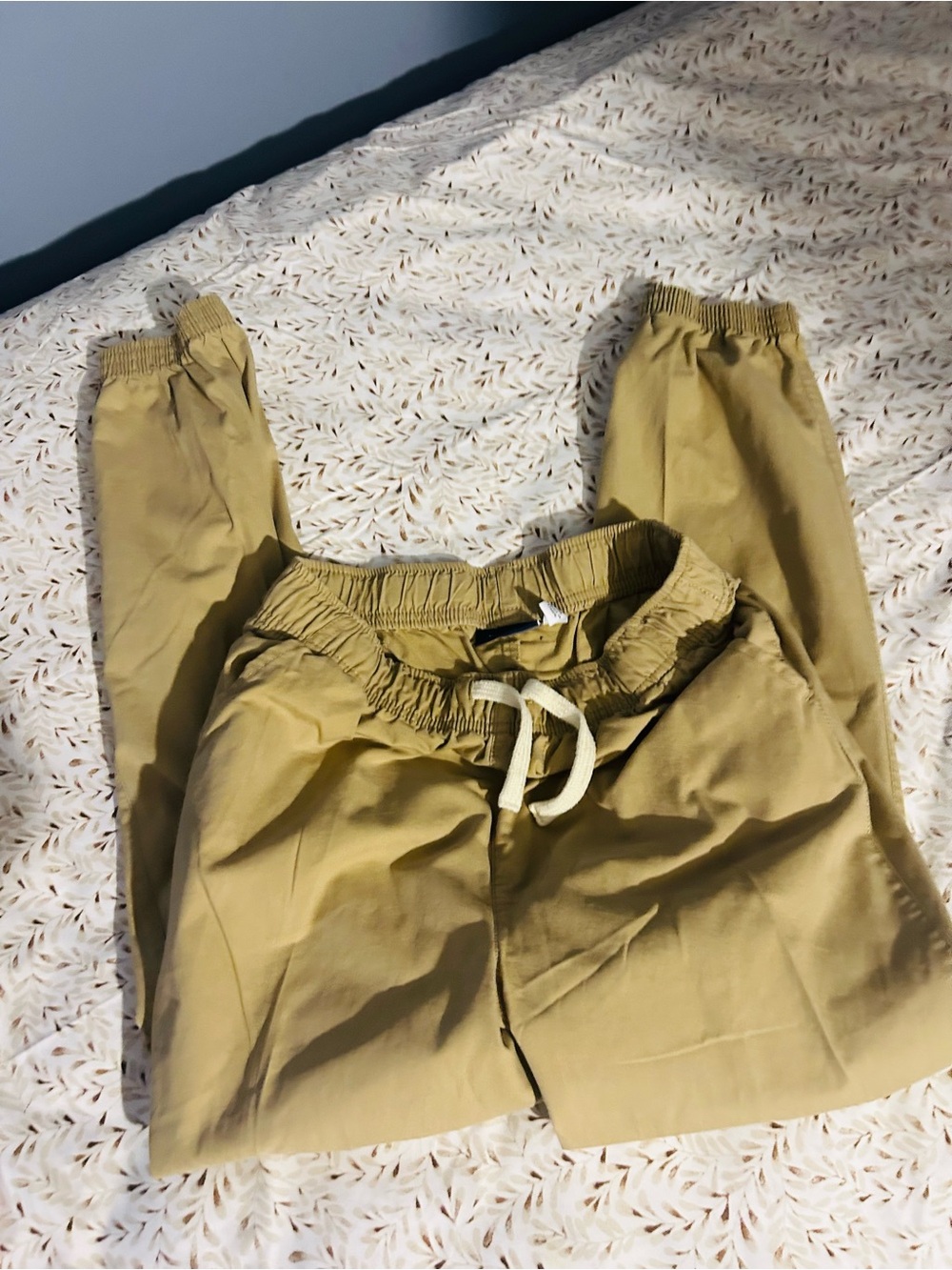 Place Men's Khaki Drawstring Joggers - Picture 4 of 5